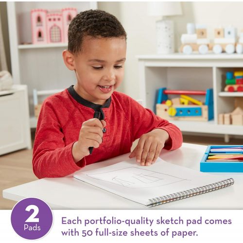  Melissa & Doug Sketch Pad (9 x 12 inches) - 50 Sheets, 2-Pack