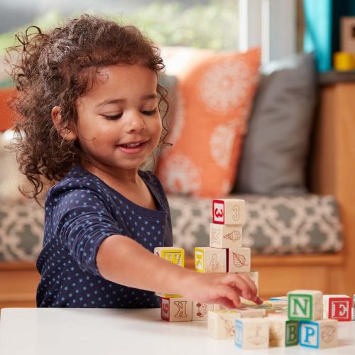  Melissa & Doug Wooden ABC/123 Blocks