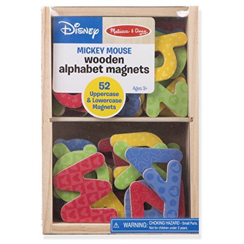  Melissa & Doug Mickey & Friends Wooden Alphabet Magnets