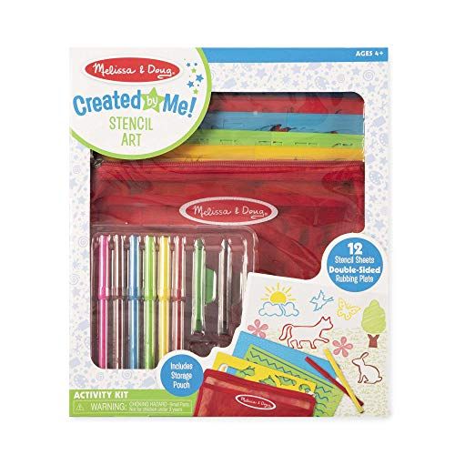  Melissa & Doug Stencil Art Coloring Activity Kit