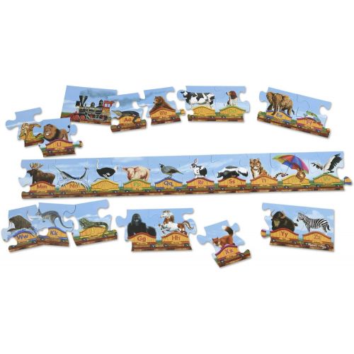  Melissa & Doug Alphabet Train Floor 28pc Floor Puzzle