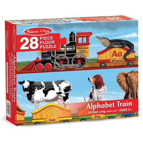  Melissa & Doug Alphabet Train Floor 28pc Floor Puzzle