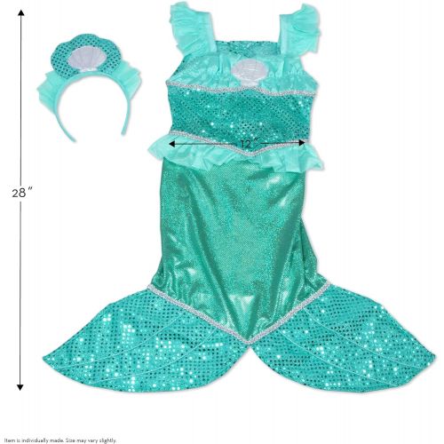  Melissa & Doug Mermaid Role Play Costume Set