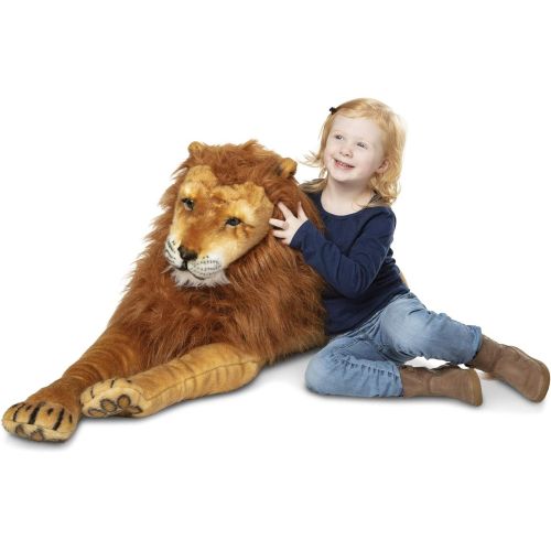  Melissa&Doug 12102 Giant Lion - Lifelike Stuffed Animal (Over 2 Meters Long)