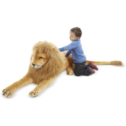  Melissa&Doug 12102 Giant Lion - Lifelike Stuffed Animal (Over 2 Meters Long)