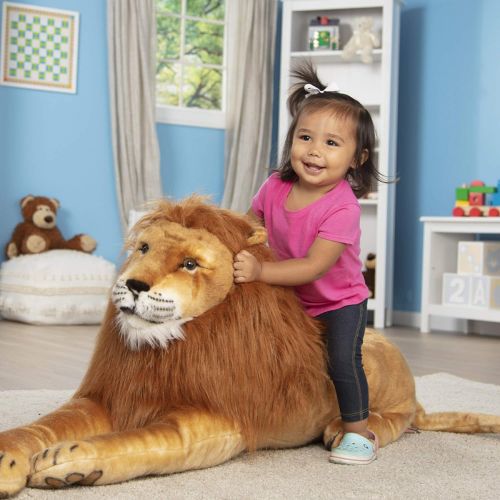  Melissa&Doug 12102 Giant Lion - Lifelike Stuffed Animal (Over 2 Meters Long)