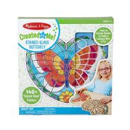 Melissa & Doug Created by Me! Peel-and-Press Stained Glass Butterfly Craft Kit