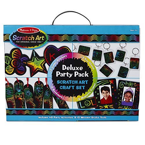  Melissa & Doug Scratch Art Deluxe Party Pack Craft Set