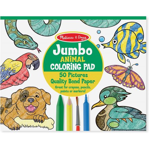  Melissa & Doug Jumbo Coloring Pad - Animals