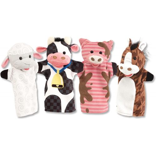  Melissa & Doug Farm Friends Hand Puppets