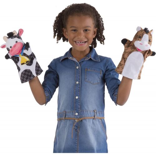  Melissa & Doug Farm Friends Hand Puppets