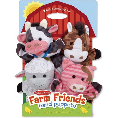  Melissa & Doug Farm Friends Hand Puppets