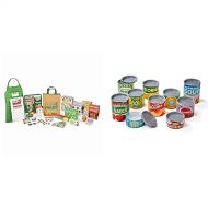 Melissa & Doug Grocery Store Companion Set & Lets Play House Grocery Cans