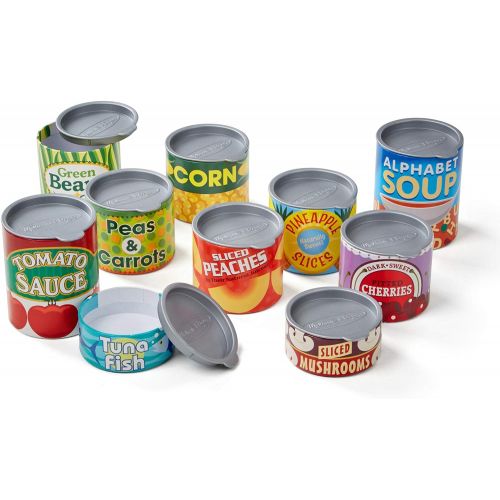  Melissa & Doug Grocery Store Companion Set & Lets Play House Grocery Cans