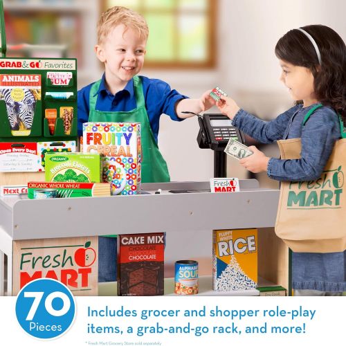  Melissa & Doug Grocery Store Companion Set & Lets Play House Grocery Cans