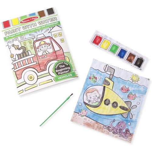  Melissa & Doug Paint with Water - Vehicles