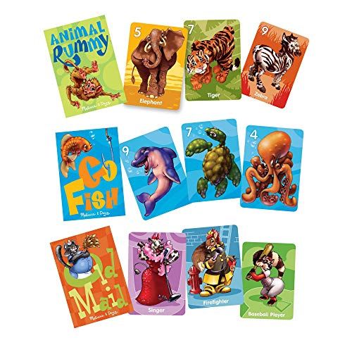  Melissa & Doug Animal Card Games