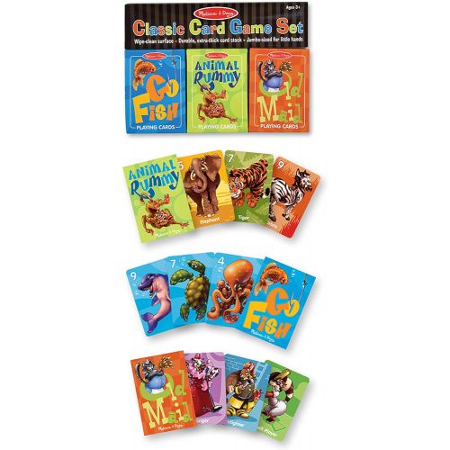  Melissa & Doug Animal Card Games