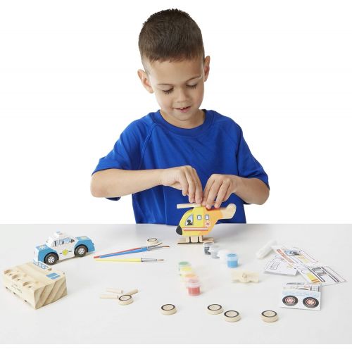  Melissa & Doug Rescue Vehicles Set