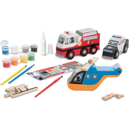  Melissa & Doug Rescue Vehicles Set