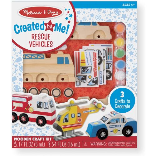  Melissa & Doug Rescue Vehicles Set