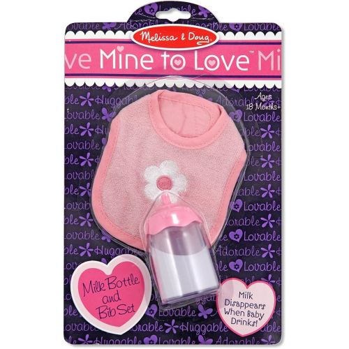  Melissa & Doug Milk Bottle and Bib Set