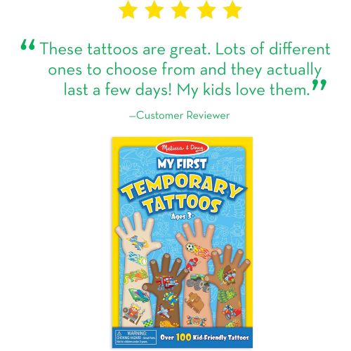  Melissa & Doug Temporary Tattoos - Blue