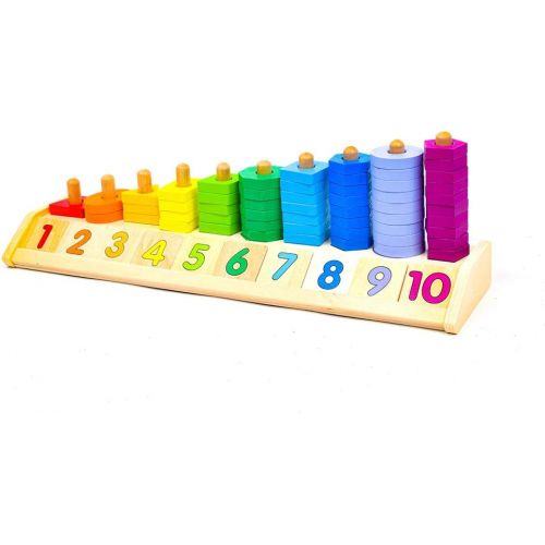  Melissa & Doug Counting Shape Stacker