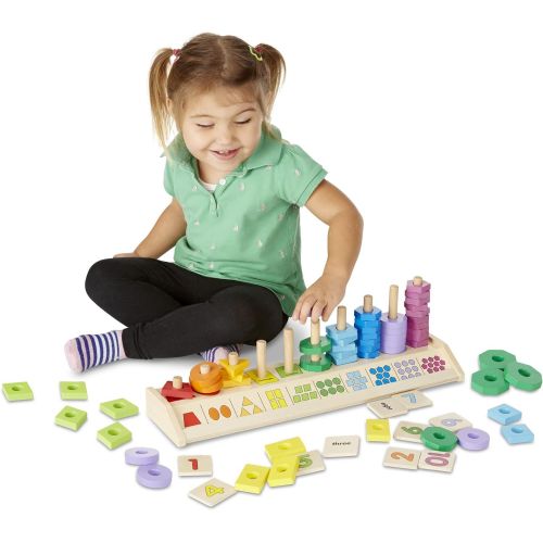  Melissa & Doug Counting Shape Stacker