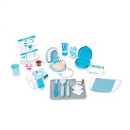 Melissa & Doug Super Smile Dentist Kit with Pretend Play Set of Teeth and Dental Accessories (26 Toy Pieces)