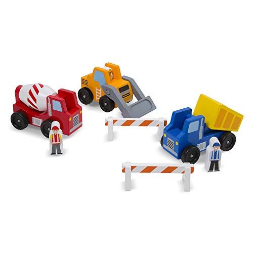  Melissa & Doug Construction Vehicle Set (8 pcs)