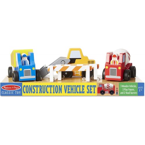  Melissa & Doug Construction Vehicle Set (8 pcs)