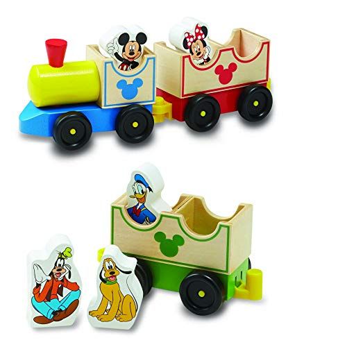  Melissa & Doug Mickey Mouse & Friends Wooden All Aboard Train