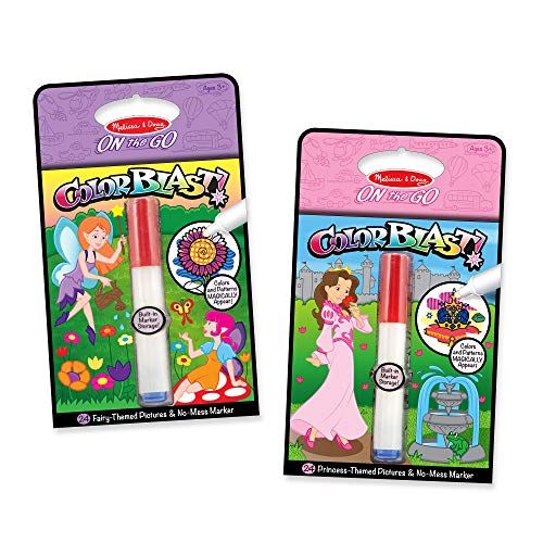  Melissa & Doug ColorBlast! Bundle - Princess & Fairy