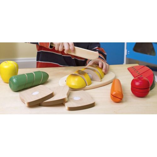  Melissa & Doug Beautiful Wooden Kids Cutting Food & Fruit Sets by Melissa and Doug