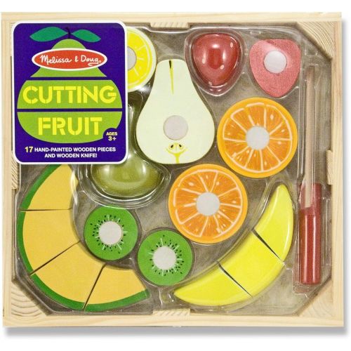  Melissa & Doug Beautiful Wooden Kids Cutting Food & Fruit Sets by Melissa and Doug