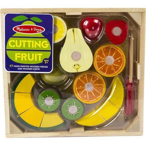  Melissa & Doug Beautiful Wooden Kids Cutting Food & Fruit Sets by Melissa and Doug