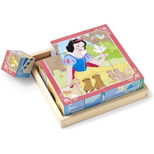  Melissa & Doug Disney Princess Wooden Cube Puzzle