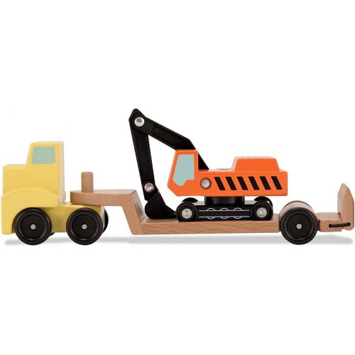  Melissa & Doug Trailer & Excavator