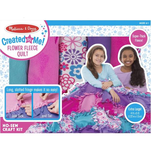  Melissa & Doug Flower Fleece Quilt