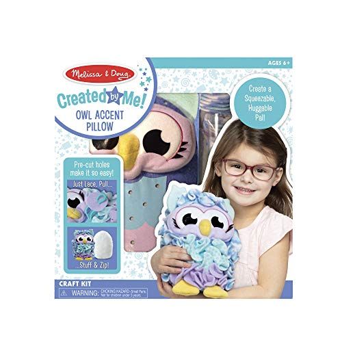  Melissa & Doug Accent Pillow Lacing Craft Kit - Owl