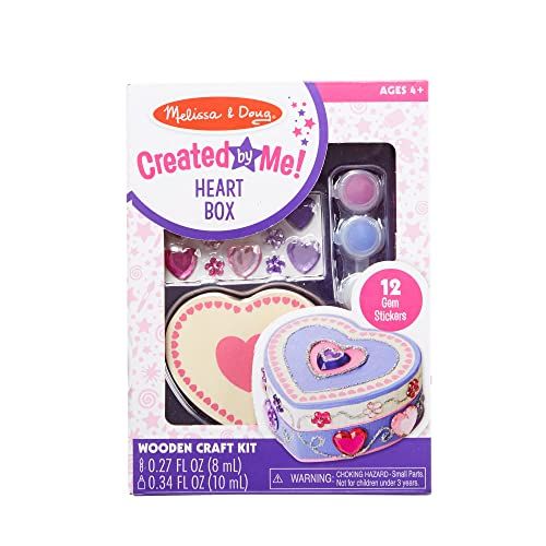  Melissa & Doug Decorate-Your-Own Box Craft Kit - Heart