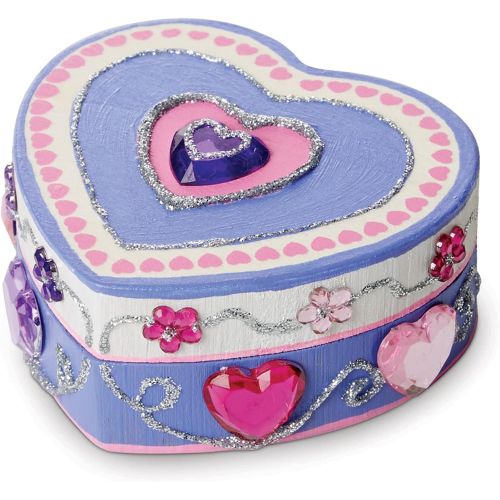  Melissa & Doug Decorate-Your-Own Box Craft Kit - Heart