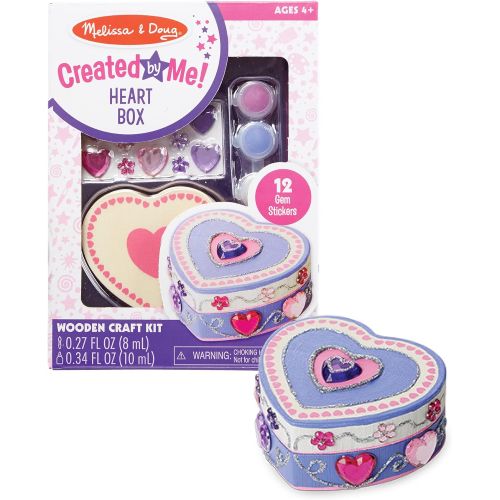  Melissa & Doug Decorate-Your-Own Box Craft Kit - Heart