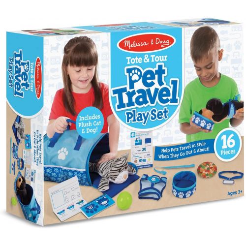  Melissa & Doug Tote & Tour Pet Travel Play Set