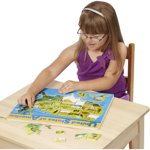  Melissa & Doug USA Map Puzzle 45 pcs