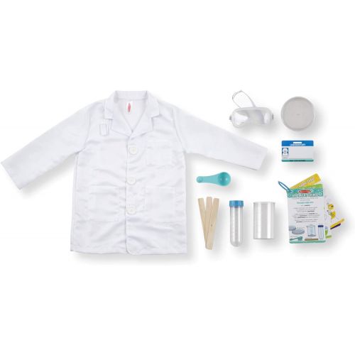  Melissa & Doug Scientist Role Play Costume Set,