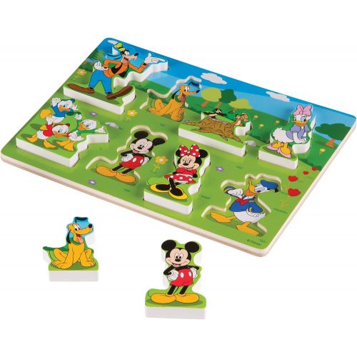  Melissa & Doug Mickey Mouse Clubhouse Wooden Chunky Puzzle