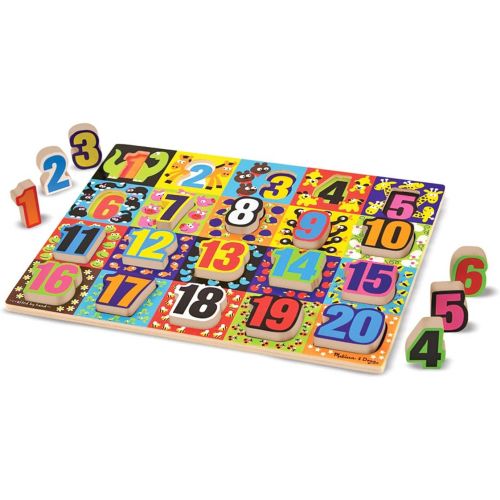  Melissa & Doug Jumbo Numbers Chunky Puzzle