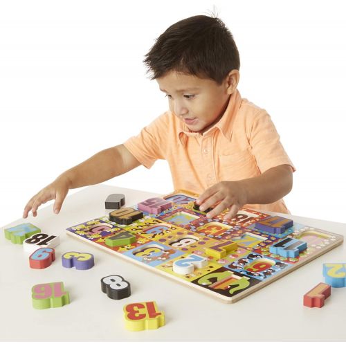  Melissa & Doug Jumbo Numbers Chunky Puzzle